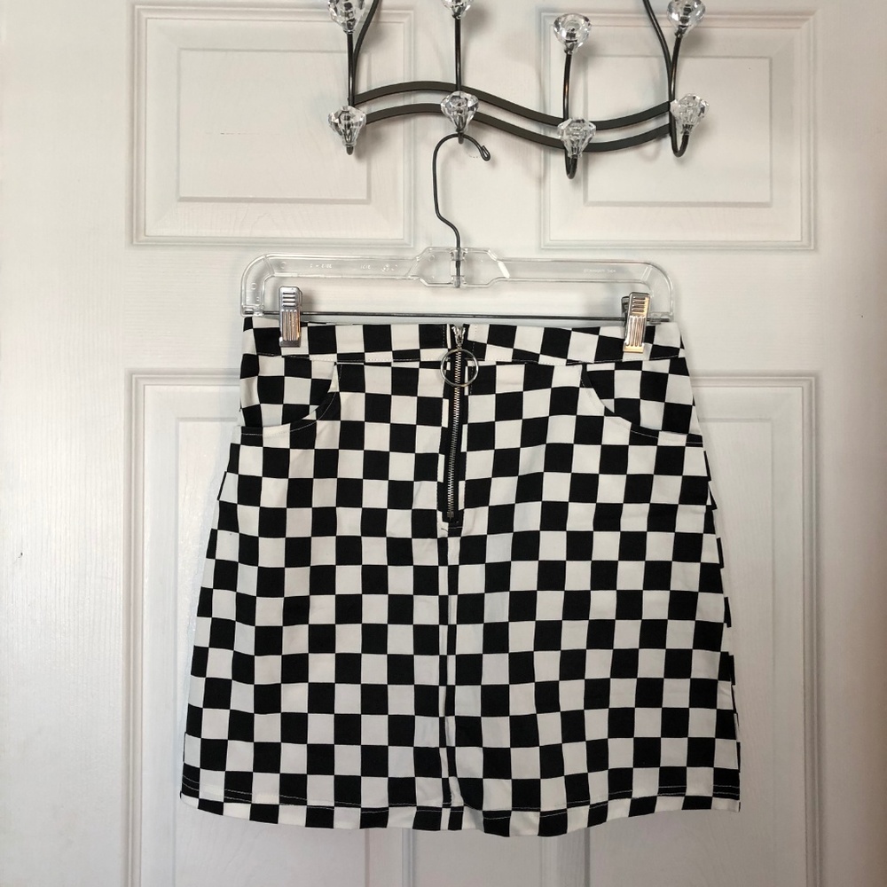 Checkered Skirt